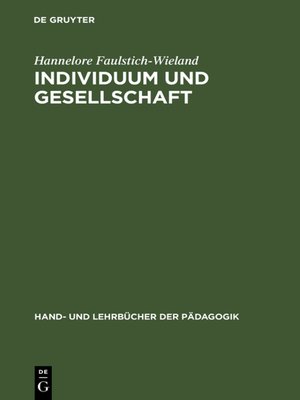 cover image of Individuum und Gesellschaft